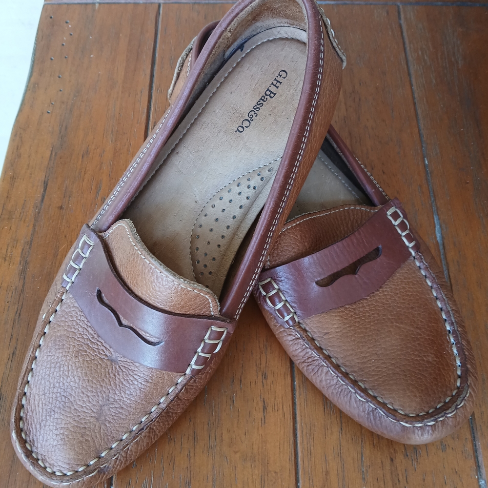 G.H. Bass & Co. Brown Leather Loafers